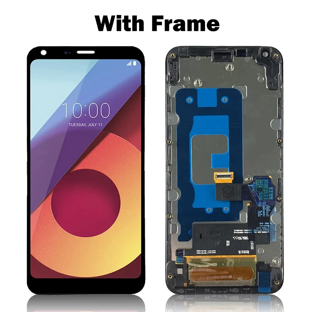 Tested For LG Q6 LCD Display Touch Screen Digitizer Replacement For LG Q6 Display M700A M700H M703 M700Y M700 LCD With Frame