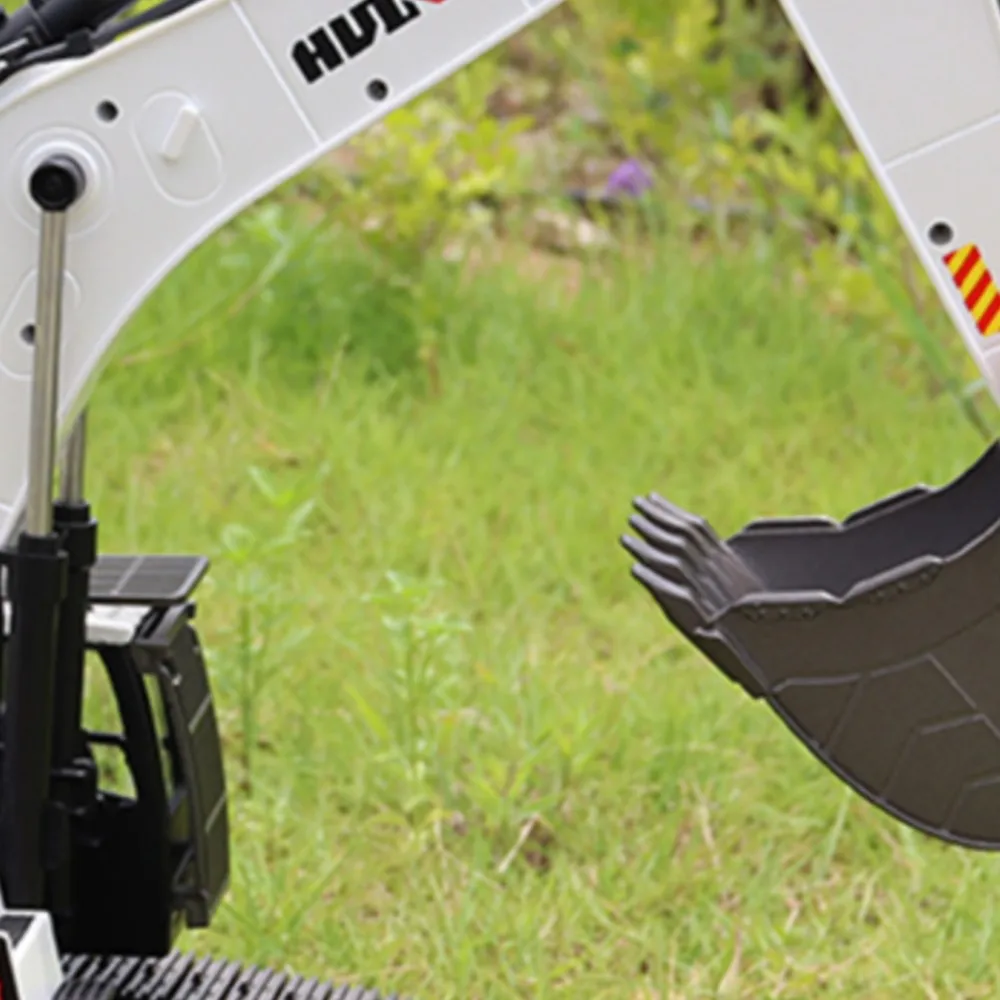 

Metal RC Excavator 28CH 1:14 HUINA 1594 Remote Control Digger RTR Car Light Battery Sound Outdoor Toys Boys Gift Models