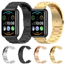 Stainless Steel Strap Loop For Huawei Watch FIT 2 active Women Men Metal Watch Bracelet Correa For Huawei Watch Fit 2 classic