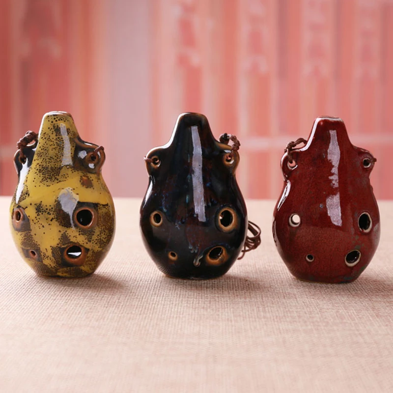 MoonAngel-Colorful Woodwind Musical Instrument For Children 6 Holes New Alto C Ocarina Special Style Suitable for Children