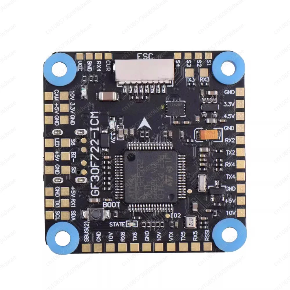 

GF30F722-ICM FPV F7 Flight Control, Dual BEC 5V 10V OSD HD 3-8S Input