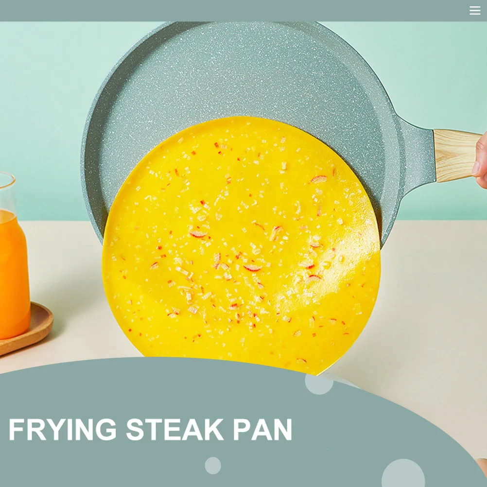 

1 Pc Avocado Green High Quality Thick Aluminum Medical Stone Non Stick Frying Pan Even Heating Quick Cooking Pancake Steak Pan