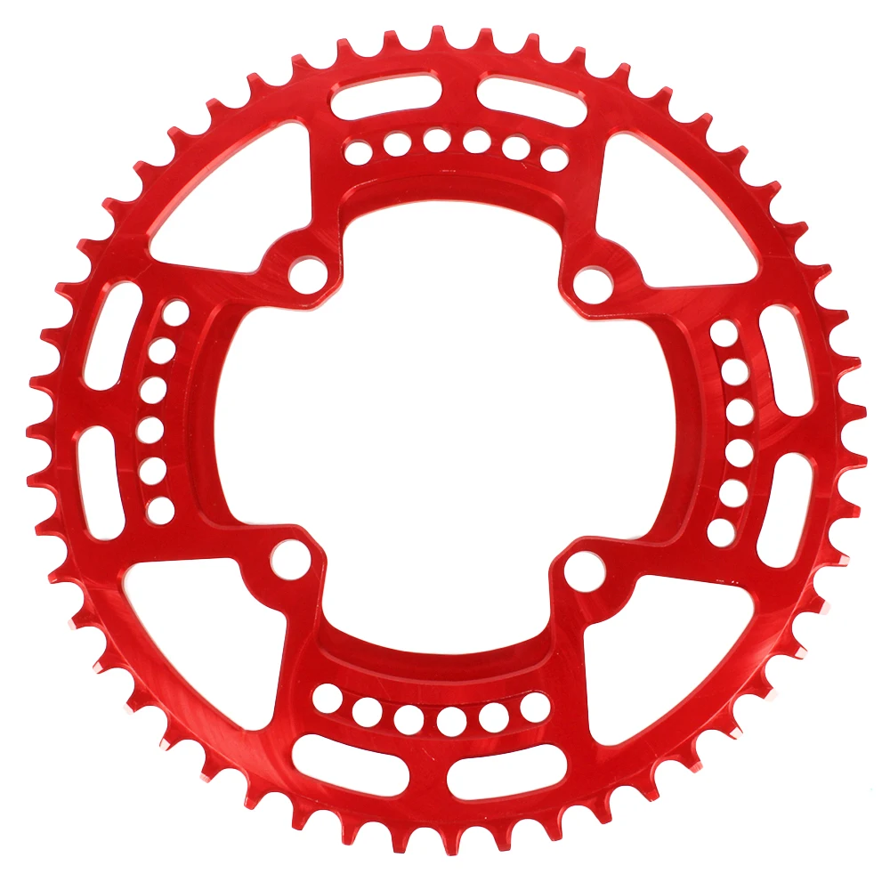 Liga mtb bicicleta roda dentada 44/46/48/50/52t 8s 9s 10s 11s 12 velocidades de alumínio mountain bike pedaleira placa 104mm bcd