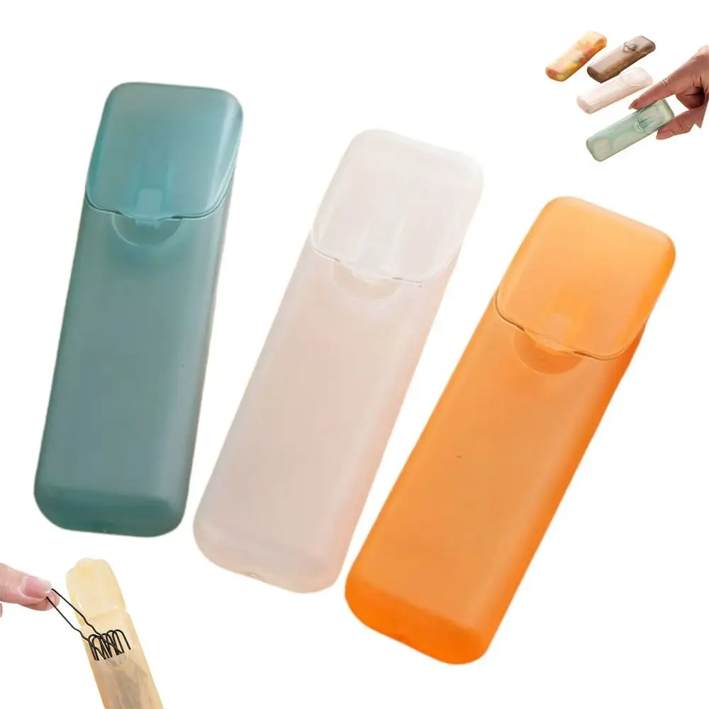 Creative Portable Toothpick Box Transparent Classification Mini Storage Boxes Cotton Swab Container Travel