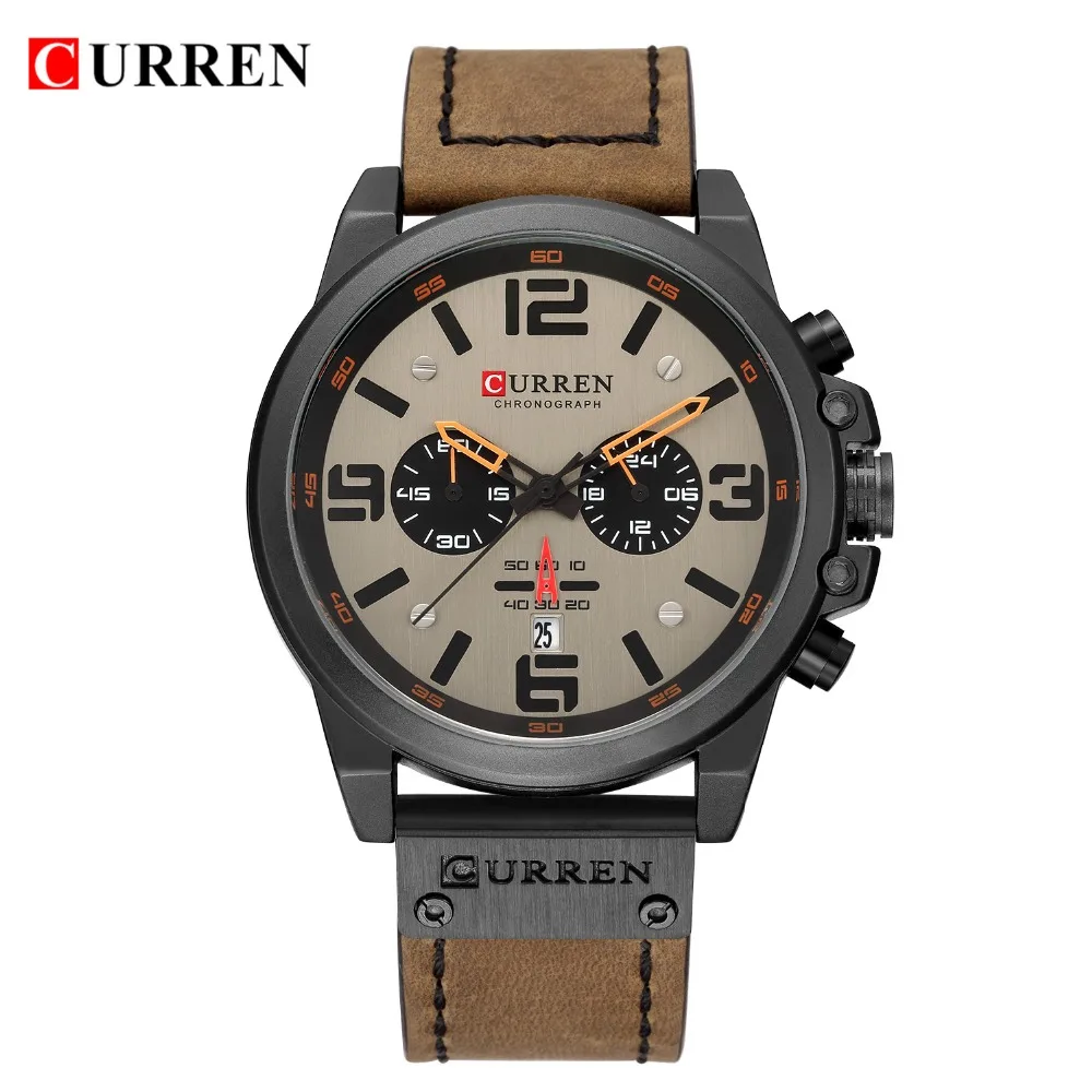 Reloj CURREN 8314 para hombre, marca de lujo, cuarzo, con fecha, deportivo, de negocios, reloj de pulsera masculino, montre homme.
