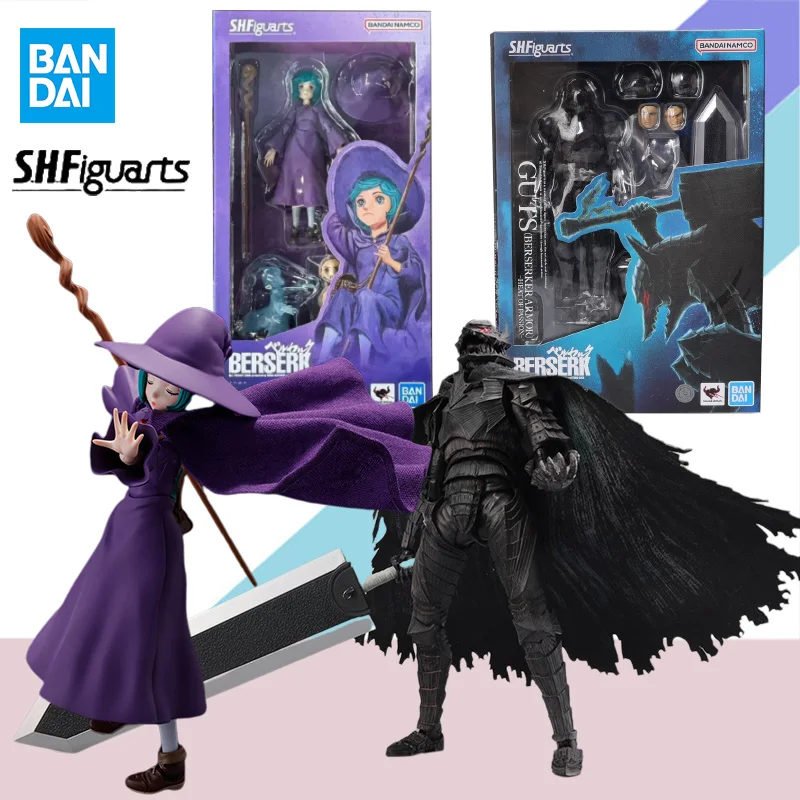 

Bandai Original S.H.Figuarts SHF Berserk Schierke Little Magician Witch Фигурка Аниме Модель Игрушка Хобби Коллекция Кукла Подарок