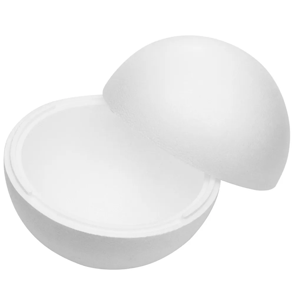 

White Foam Ball Hollow Round Craft Foam Ball DIY Wedding Party Decoration Ornaments Paintable Smooth Surface Handmade Craft