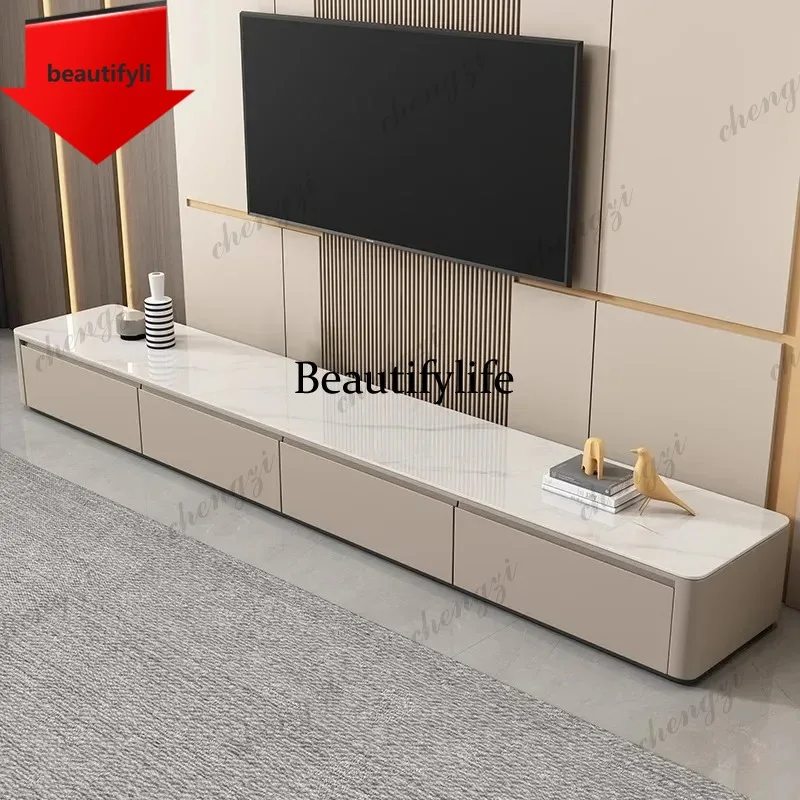 03 Light Luxury Wood TV Cabinet Simple Modern Storage Hallway Salon Tv Table Dressers Entertainment Trendy Archivadores Furnitu