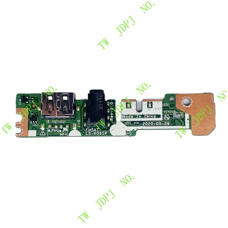 For Acer A515-56 A315-35 A315-58 A317-33 A317-53 A115-32 A514-54 A515-56 Laptop IO USB Jack Audio Interface Board FH5AT LS-K091P