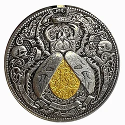 Handmade Movable Mechanism Hobo Nickel Coin 'Gold Scarab Egypt Vintage' Roman Booteen Art Collectible Creative Gift