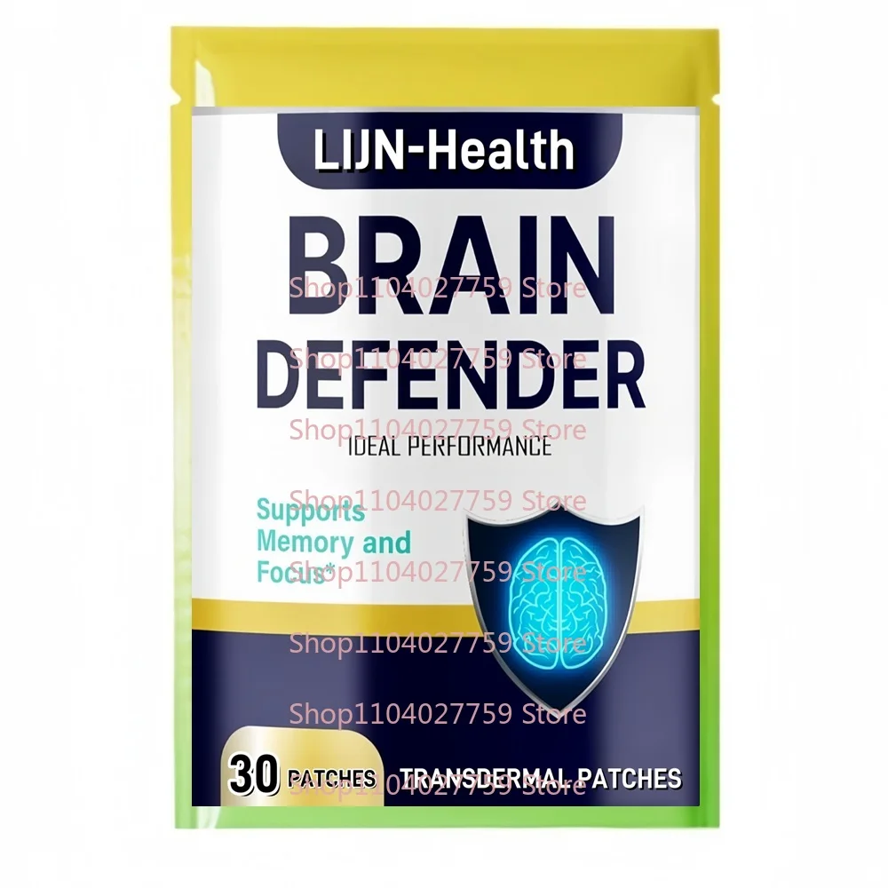30 parches Cerebro Defensor Parches transdermicos Nootrópico avanzado para soporte de salud cerebral y memoria