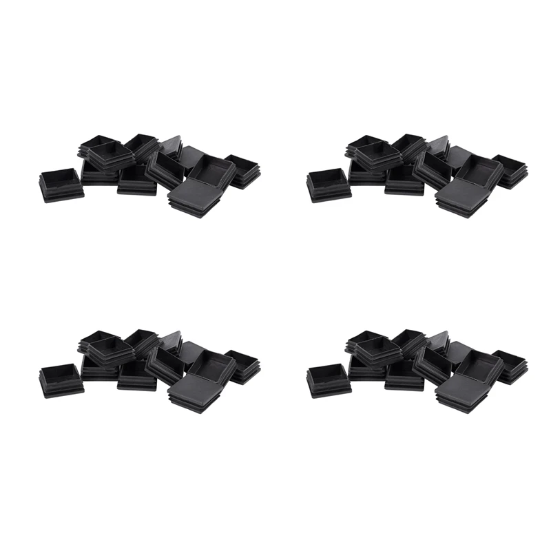 As tomadas cegas plásticas da extremidade quadrada, tubulação introduzem, tampão, 50mm x 50mm, 48 PCes