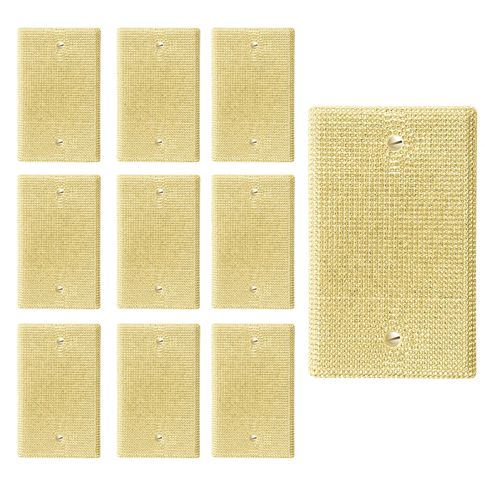 10 pieces wall panel light switch, with a variety of styles, white diamond sparkling, wall panel light switch, durable