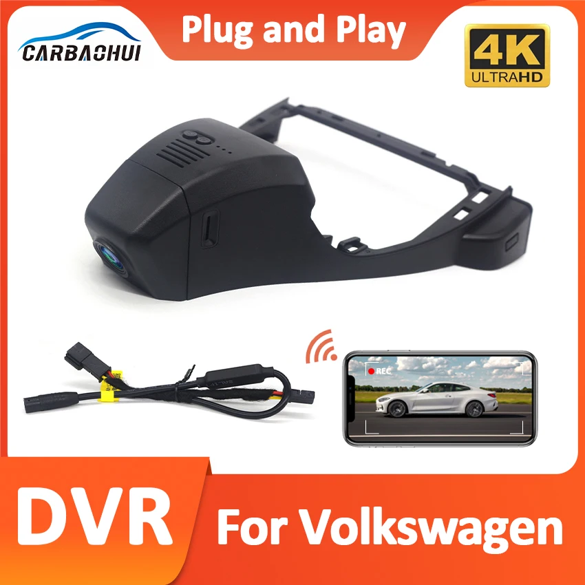 

For Volkswagen VW id4 id6 id5 ID.4 ID.5 ID.6 id 4 5 6 Dash Cam Camera for Audi Q4 e-tron 2022 FHD Car Dvr Recorder Easy Install