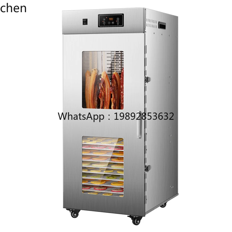 Rotary Sausage Bacon Chicken Duck Fish Dryer Food Household Commercial Air Drying Chassis