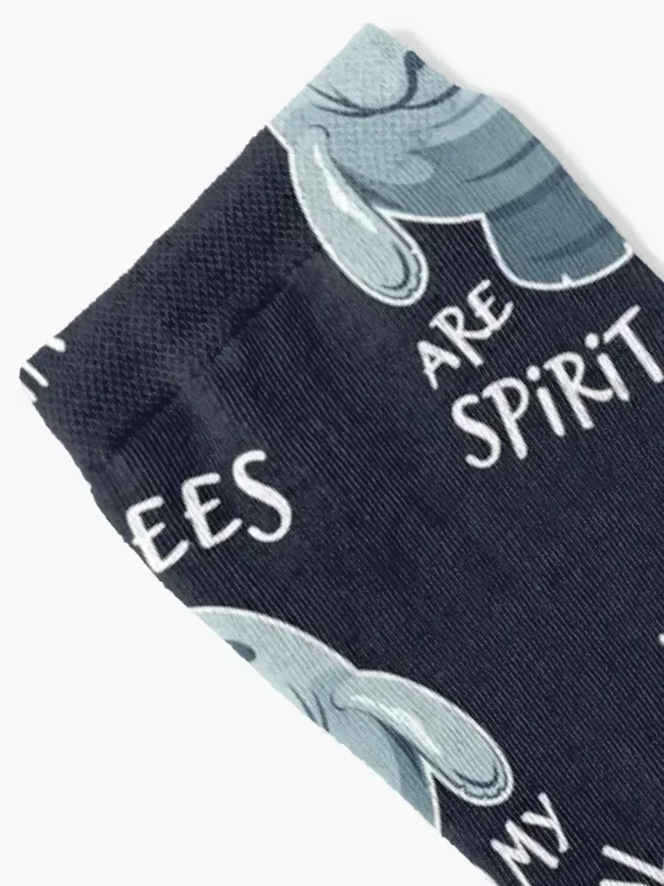 Manatees Are My Spirit Animal - Cute Manatee Socks ankle Rugby Toe sports set Men Socks Luxury Brand Women's