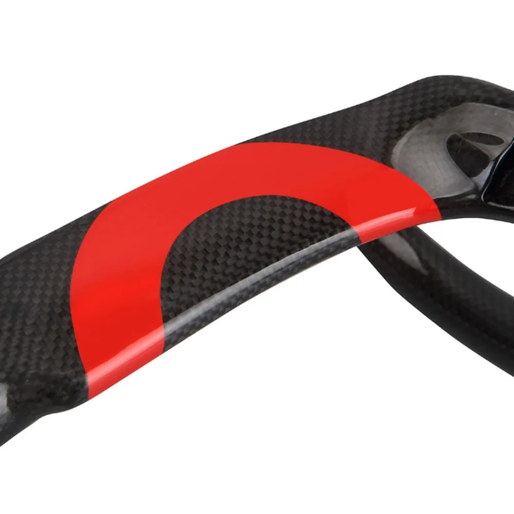 Vollcarbon-Rennradlenker, 3K Aero-Bogenlenker, 400mm Rennradlenker 31,8mm Fahrradzubehör – Detail 7