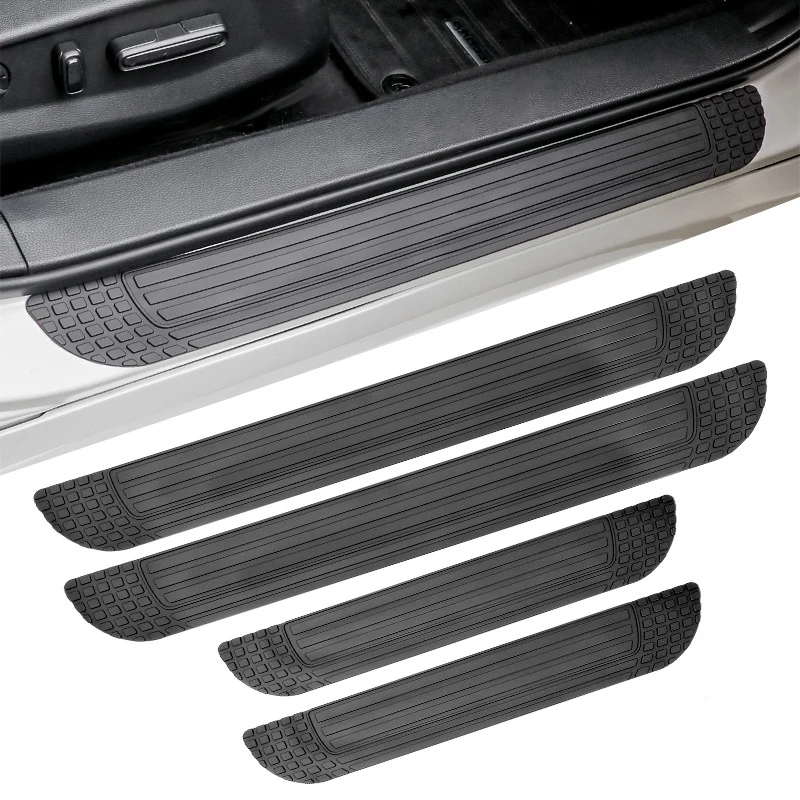 Car Trunk Protective Strip Self-adhesive Anti Trampling Scratch Resistant Car Bumper Threshold Protect Decorative Strips 1 Roll