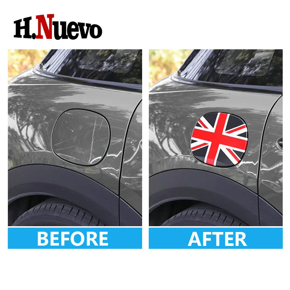 For Mini Cooper F66 Union Jack Fuel Tank Cap Decorative Cover Sticker Car-styling Auto Accessories