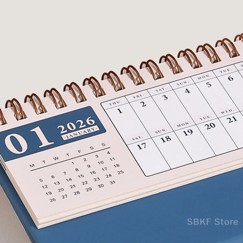 

2026 Desktop Calendar: Vintage Calendar with Notes Monthly Calendar for Home, Office, School Planning and Organisation