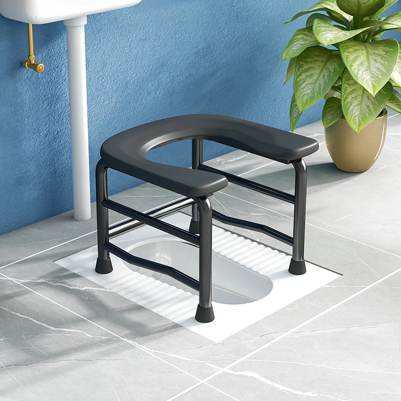 Sitting stool for the elderly, pregnant women, mobile toilets, portable U-shaped toilet chairs, toilet stools, toilets, squattin