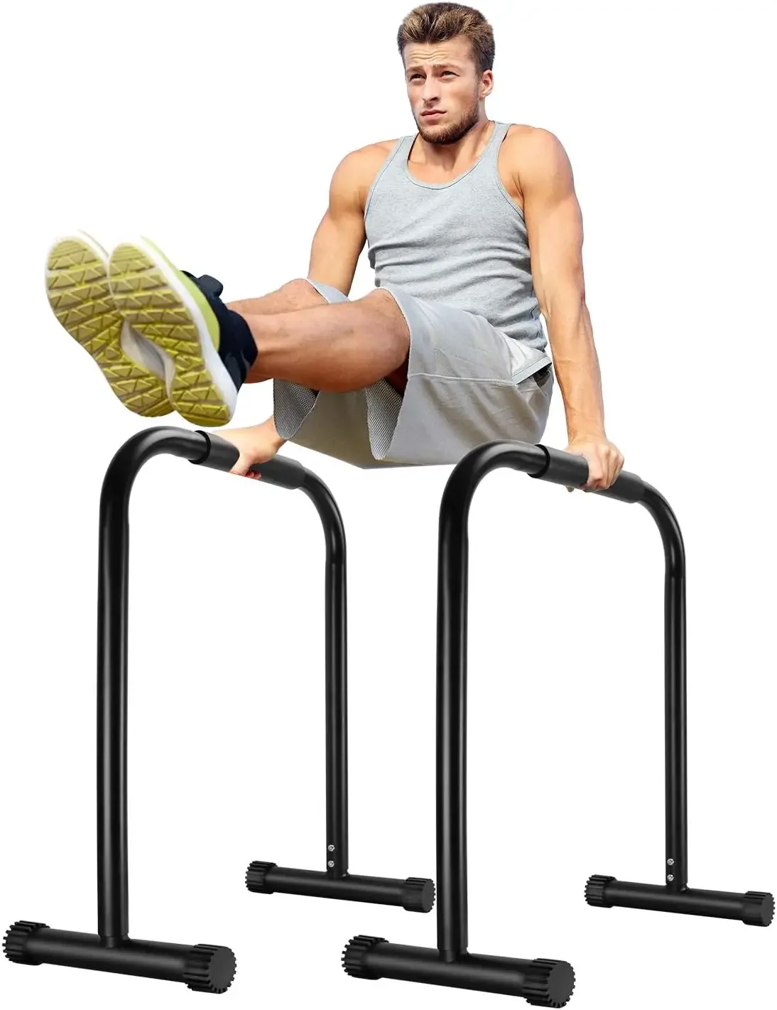 adjustable parallel bars pull up dip station used parallettes bar parallel bars