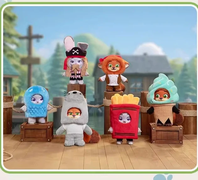 

Плюшевая фигурка-брелок Disney Zootopia 2: Джуди и Ник в костюмах, милая мультяшная игрушка в закрытой коробке