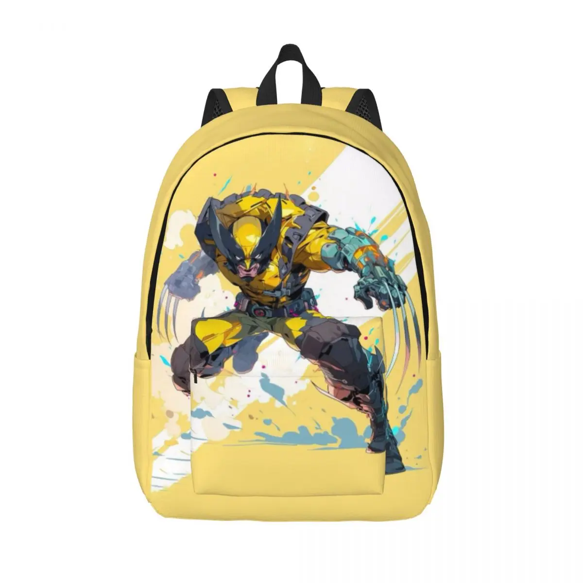 Custom Wolverine Canvas Backpacks for Women Men Water Resistant College School Bag Printing Bookbags