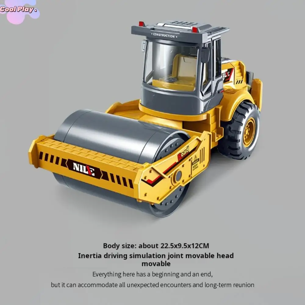 

1:60 Scale Engineering Car Model Forklift Dumper Road Roller Construction Truck Toys Vehicle Toy Alloy Material