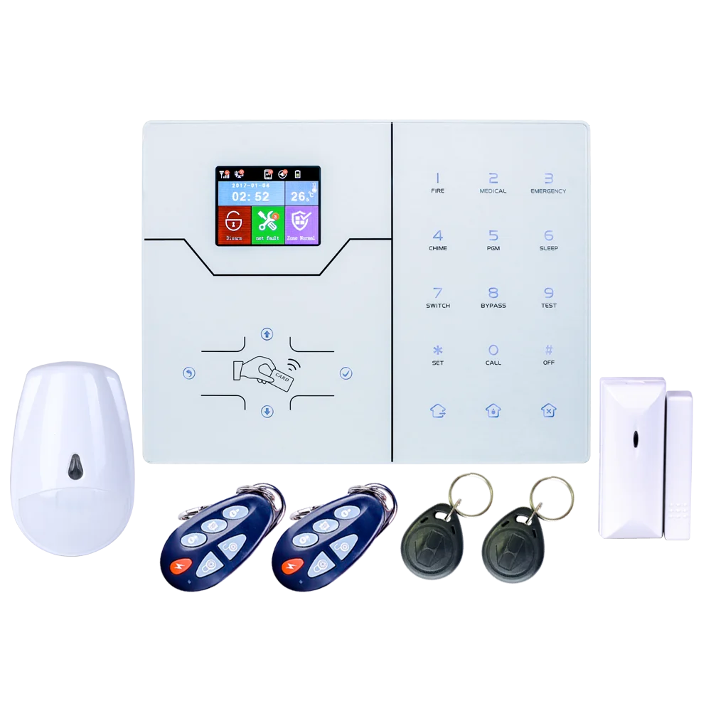 Meian 433 МГц английское меню HA-VGT RJ45 Ethernet TCP IP и 4G GSM сигнализация Своевременное управление снятием руки через WebIE и приложение