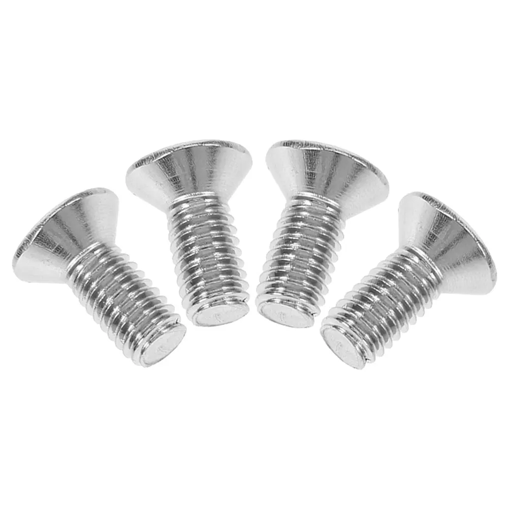 

4pcs 304 Stainless Steel Brake Disc Rotor Screws Flat Head Fastening Hardware for Front Rear Brakes Automotive Excel Engine