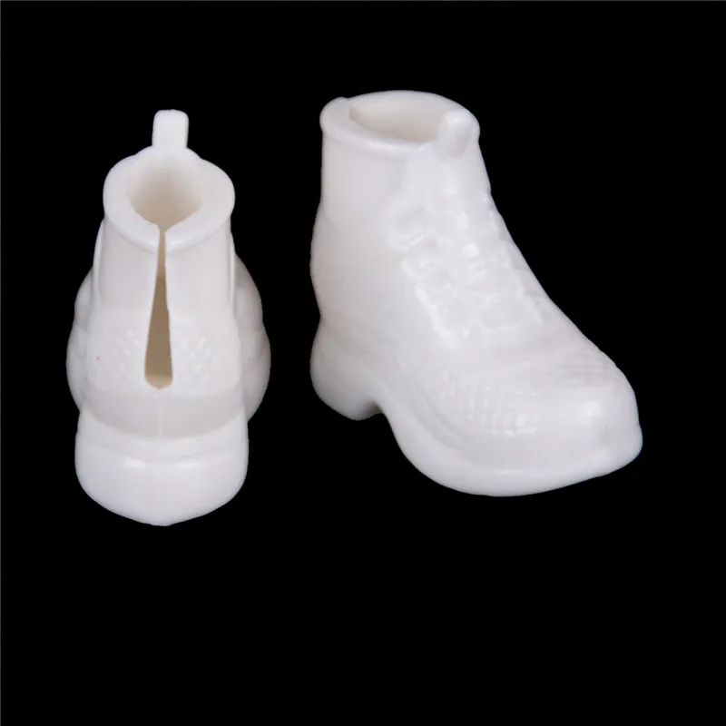 Dolls Accessories Gift 10 Pairs White Doll Sneakers Shoes
