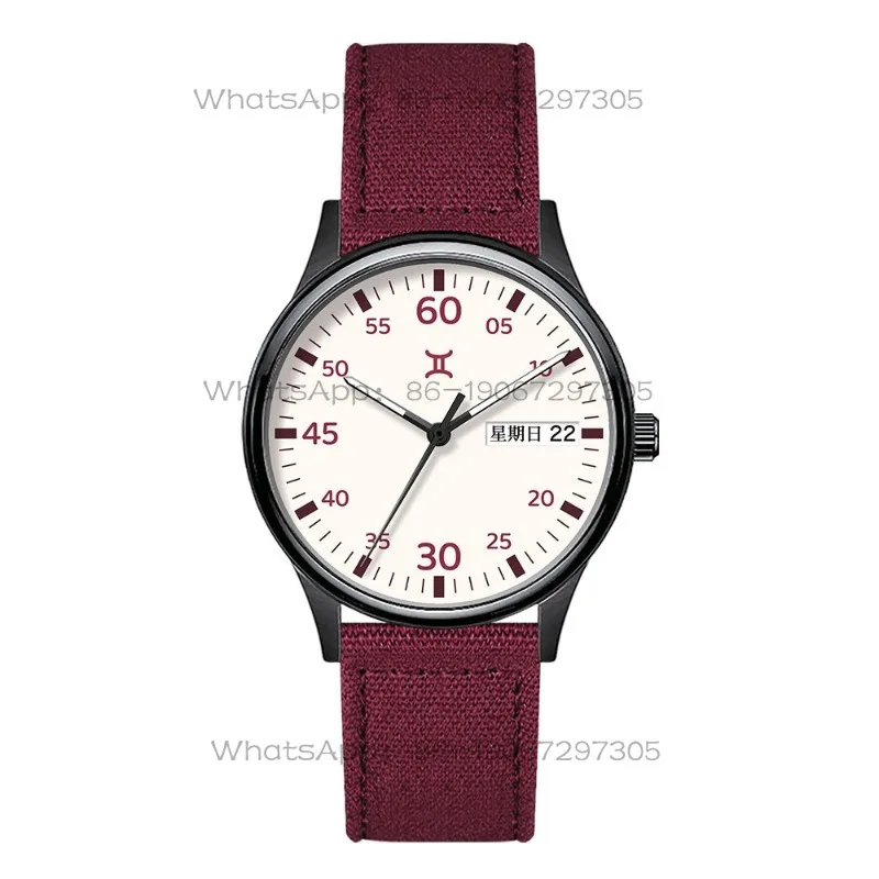 Middle and High School Students Fashion Birthday Gifts Silent Waterproof Quartz Watch for Men and Women
