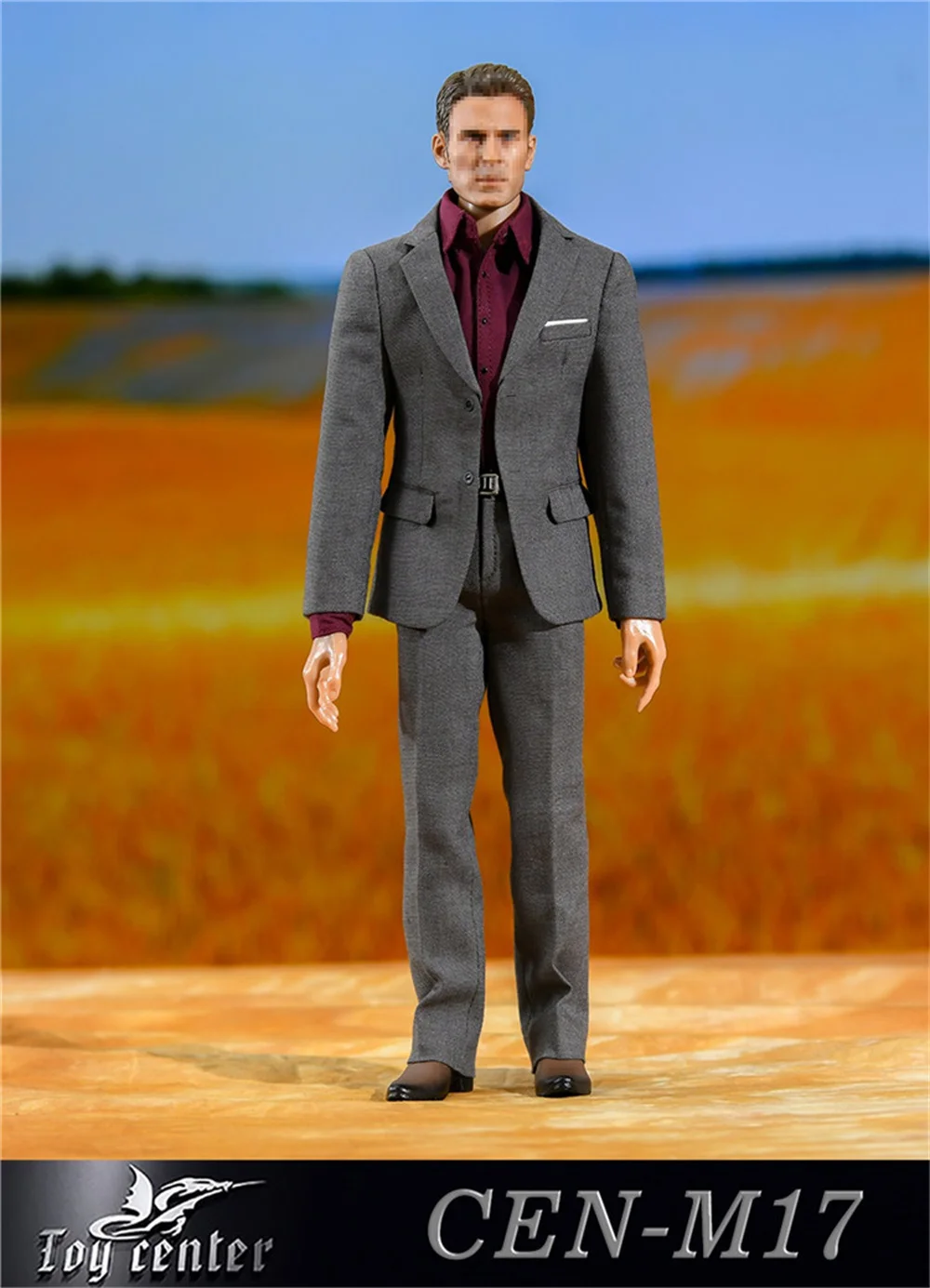 

CEN-M17 1/6 Male Soldier Gentleman Western Suit Coat Jacket Shirt Trousers Leather Shoes For 12" Narrow Shoulder Action Figure T