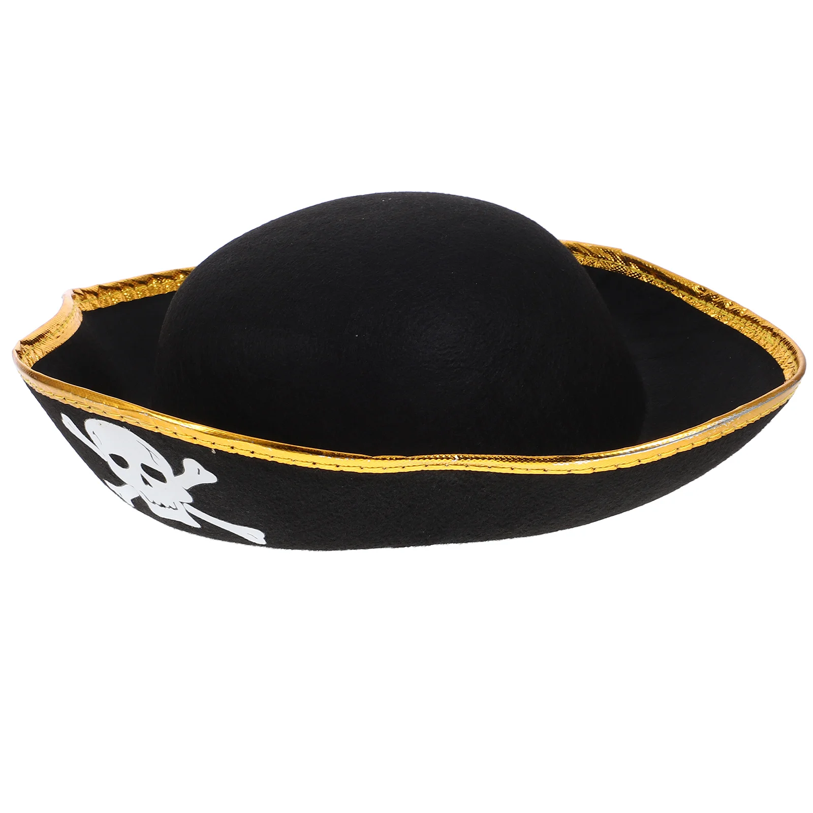 

Hooey Hats for Men Pirate Festival Party Carnival Cosplay Ship Decoration Ornament Black Decorative Halloween Man