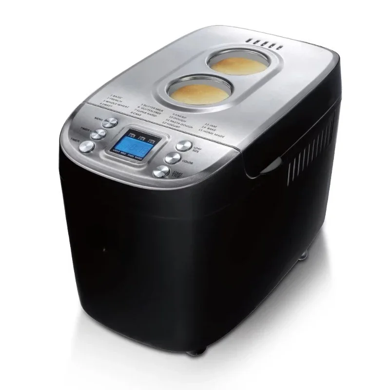 New LCD can be customized to set up automatic bread making programmable bread machine