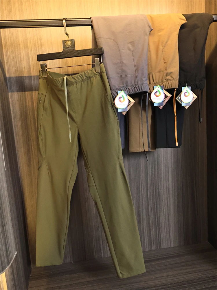 

Мужские повседневные брюки с прямыми штанинами для скалолазания и пешего туризма, длинные, впитывающие пот, прочные, осенние, модные, городские, однотонные