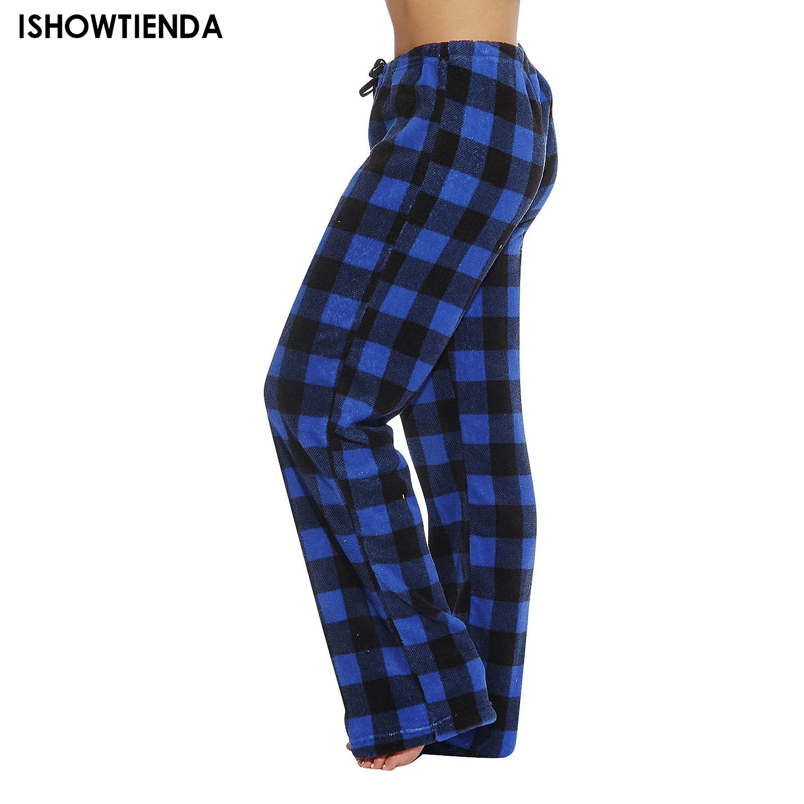 Women Christmas Pants Pajama Pants Autumn Winter Plaid Printed Pants Fashion Casual Wide Leg Pants Clothing Streetwear Pants