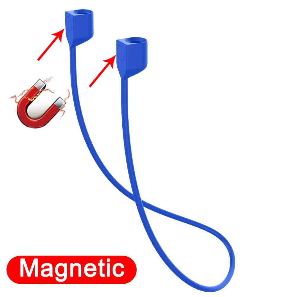Weiche Silikon-Anti-Verlust-Magnetseil-Ohrhörer für Apple Airpods 2 1 3 Air Pods Pro Bluetooth Wireless Headphone Earbuds Strap – Detail 22