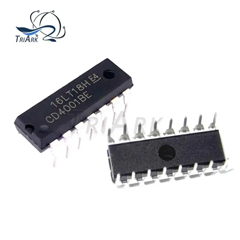 10Pcs New CD4001BE CD4011BE CD4012BE CD4013BE CD4017BE CD4021BE CD4025BE CD4026BE CD4027BE CD4028BE DIP16 DIP14 IC Chip