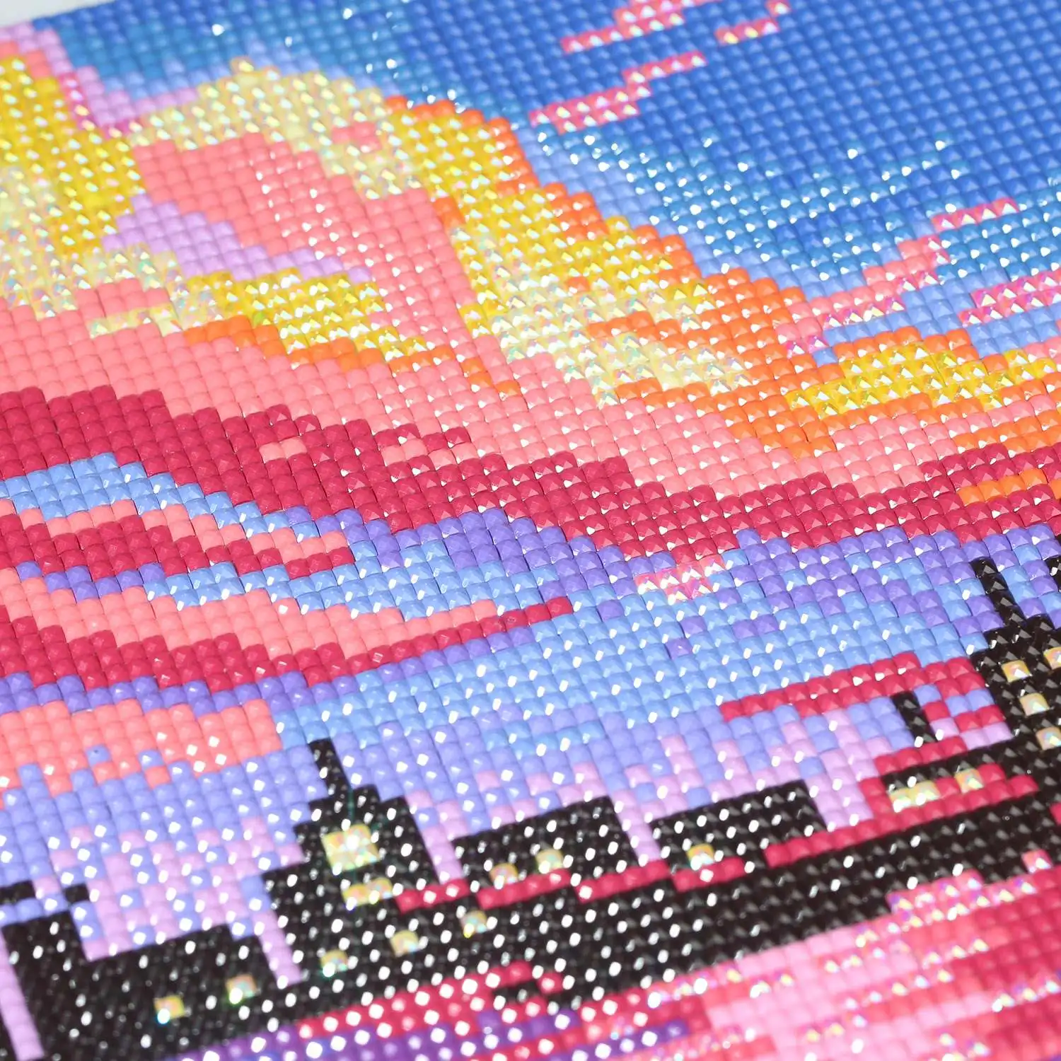 FOREVER YOUNG 5D DIY Diamond Painting Card Four Seasons Scenery Full Square with AB Beads for Beginners Craft Diamond Home Decor