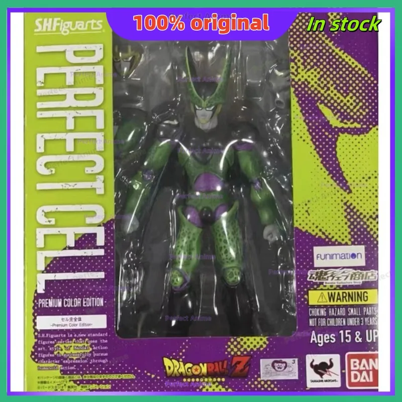 In Stock Bandai Dragon Ball S.H.Figuarts SHF Perfect Cell Perfectcell Premium Color Edition Anime Action Figures Toys Models