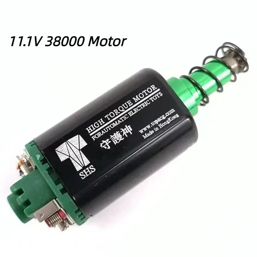 

Brave 38000rpm SHS AEG Motor High Torqub Motor 11.1V 38000 Twist Type Speed Motor long Axle Airsoft M16/M4/MP5/G3/P90 AEG Motor