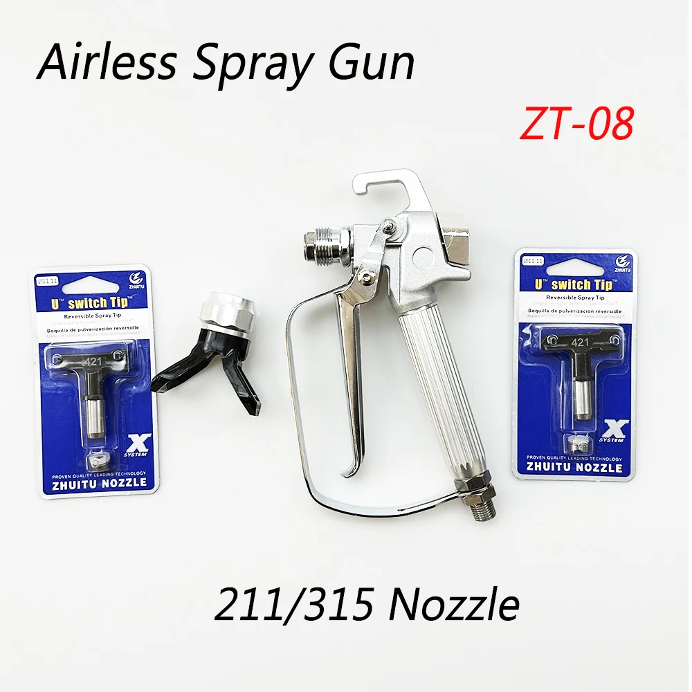 ZT-08 high-pressure cleaning machine accessories stainless steel made of 211/315 nozzle metal back cover Imported gun needles