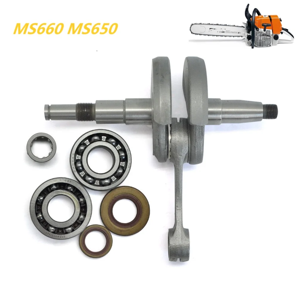 Crankshaft Needle Bearing Kit For Stihl MS660 MS650 066 065 Chainsaw Crank Shaft 1122 030 0408 Replacement Parts