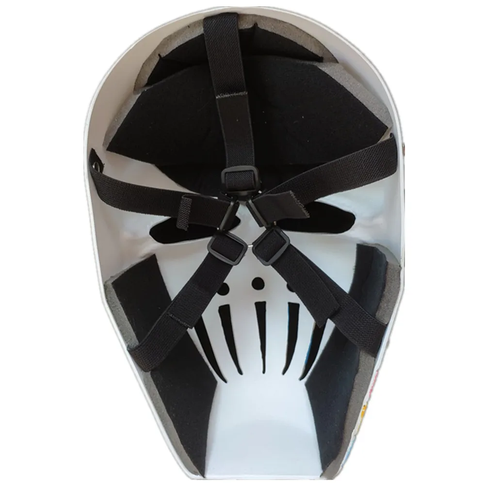 Blackmore – masque de Cosplay pour hommes, couvre-chef en résine arc-en-ciel, boule en acier, accessoires de jeu de rôle, couvre-chef de fête d'halloween