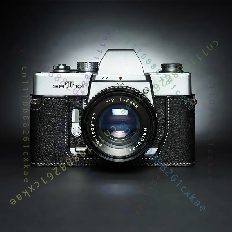 Handmade Genuine Leather Half Camera Case Cover For Minolta srt101