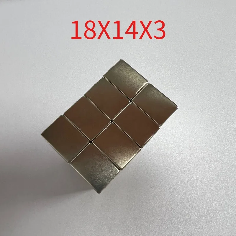 10pcs/lot 18x14x3mm rectangular magnet 18x14x3mm magnetic steel