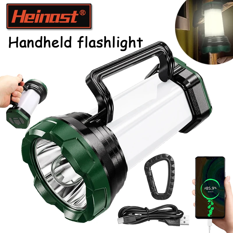 

Новый светодиодный фонарик высокой мощности, водонепроницаемый фонарь для рыбалки, USB перезаряжаемый мощный прожектор, прожектор, лампа для кемпинга