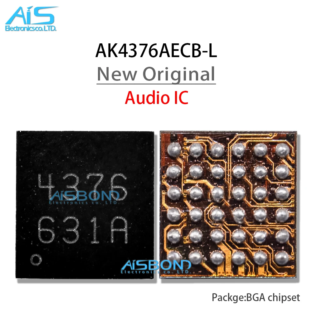 2Pcs/Lot AK4376AECB-L AK 4376 Audio code ic For Cellphone Low Power Advanced 32-Bit DAC Chip